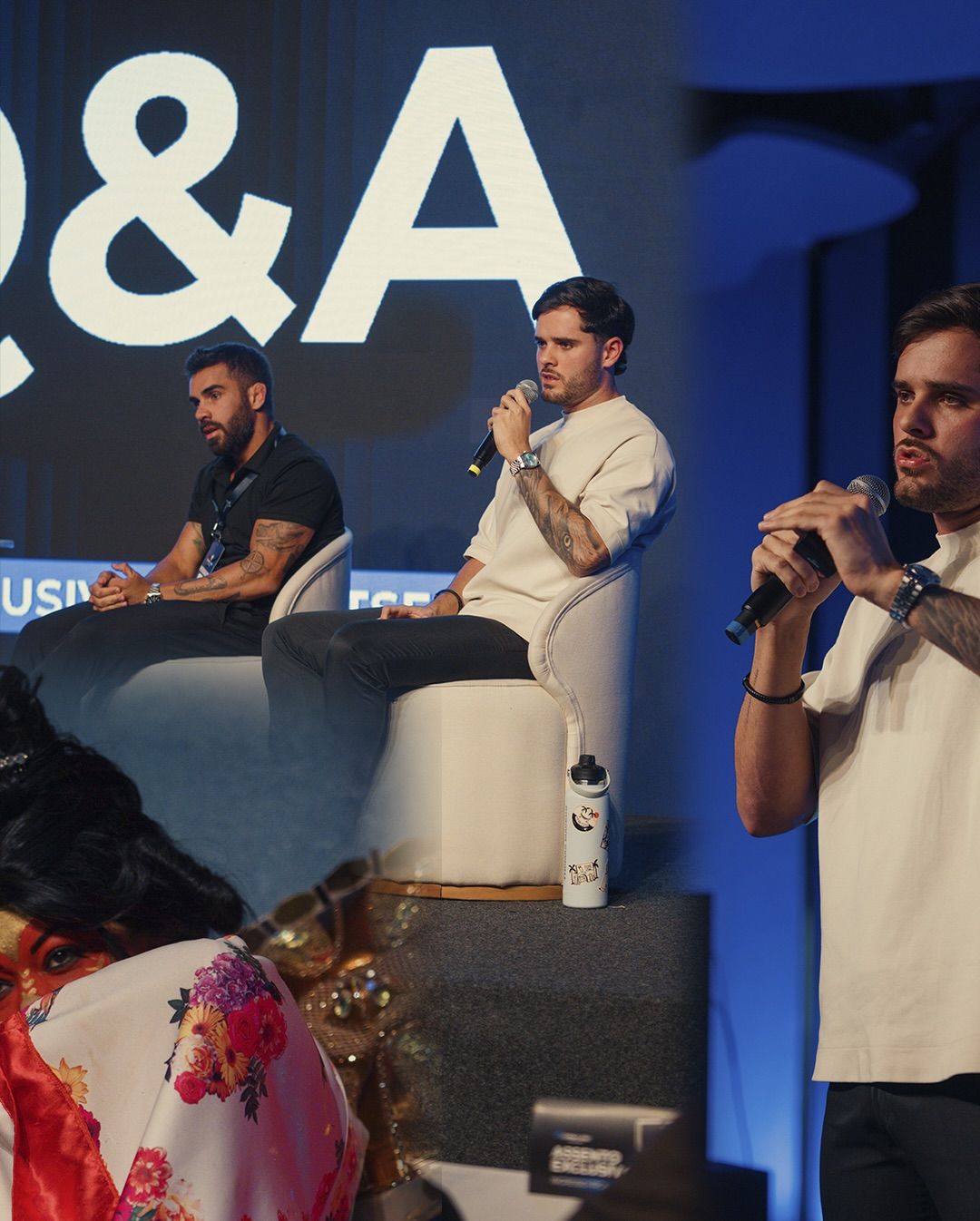 Thomas Macedo em painel de perguntas e respostas no China Link Na Estrada